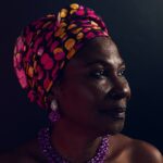 African woman smiling