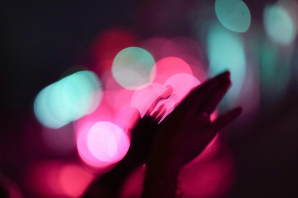 Praise in bright lights
