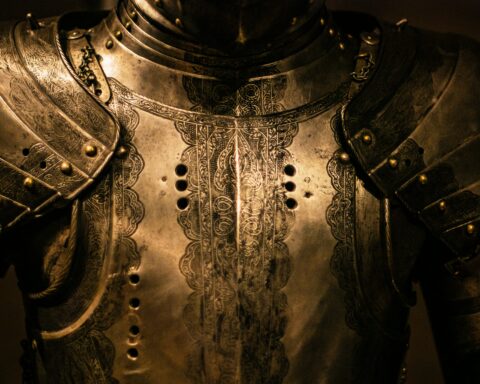 Breastplate of armour
