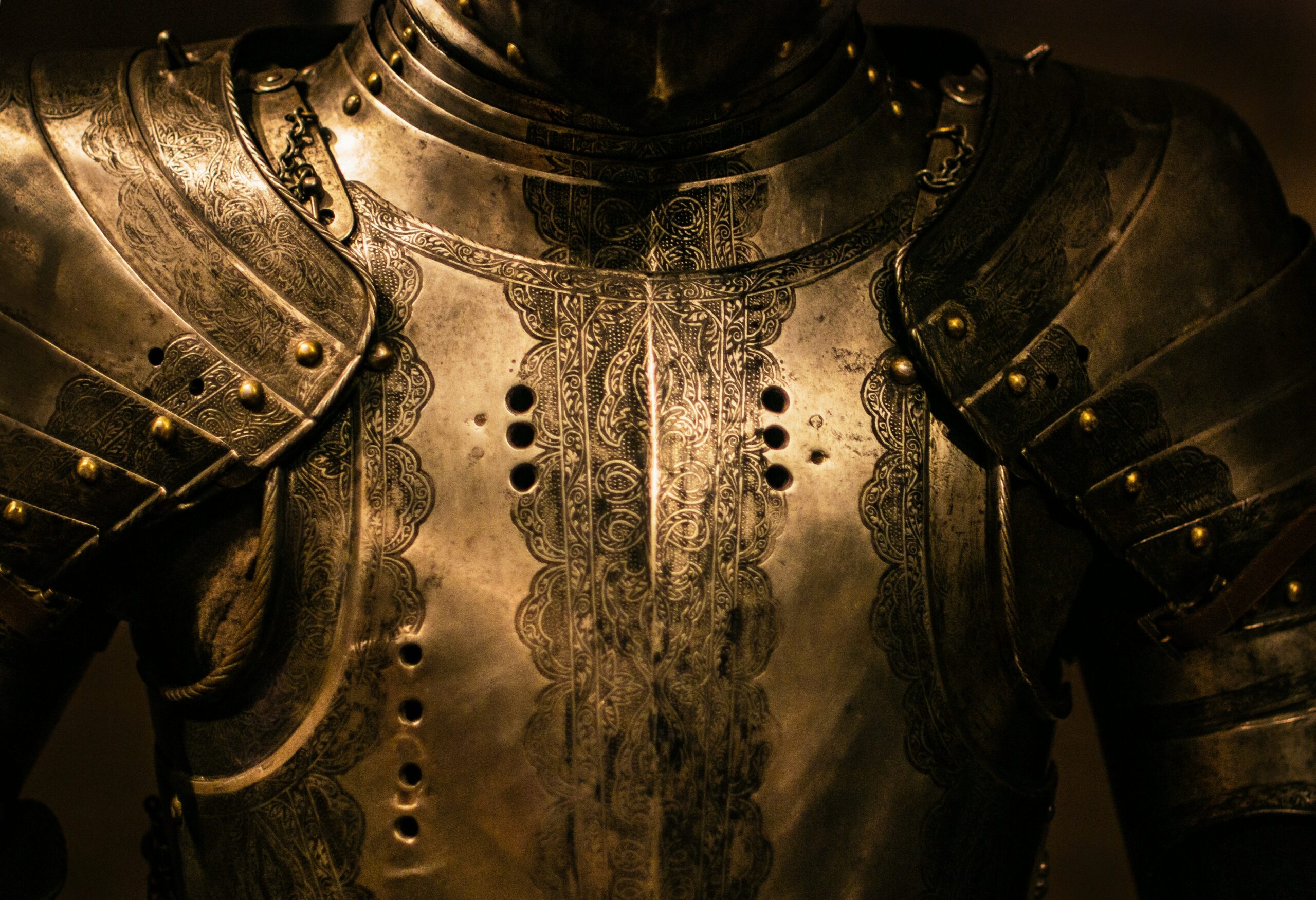 Breastplate of armour