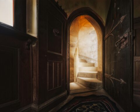 Doorway to stairs