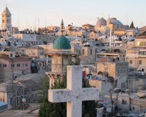 jerusalem, israel, city, holy city, downtown, building, cross, jerusalem, jerusalem, jerusalem, jerusalem, jerusalem, israel, israel, israel